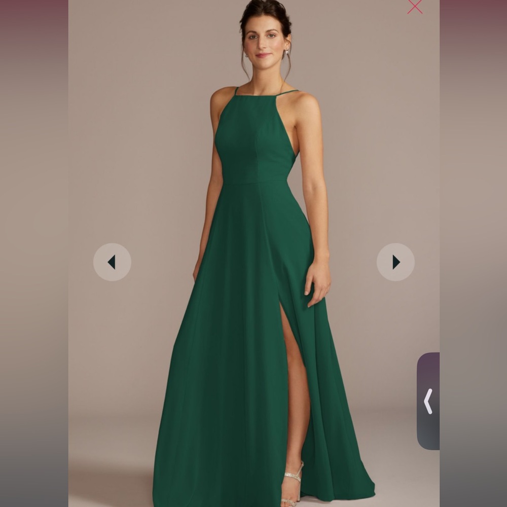 NWT Davids Bridal High Neck Bridesmaid dress